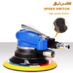 سنباده بادی اوربیتال گرد وکیوم دار تیتان مدل TUTA-7010V