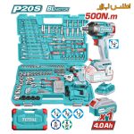 ست بکس شارژی و ابزار 152 تایی توتال مدل THKTHP31522