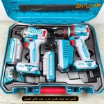 ست دو عددی ایمپکت و دریل شارژی توتال TCKLI20277