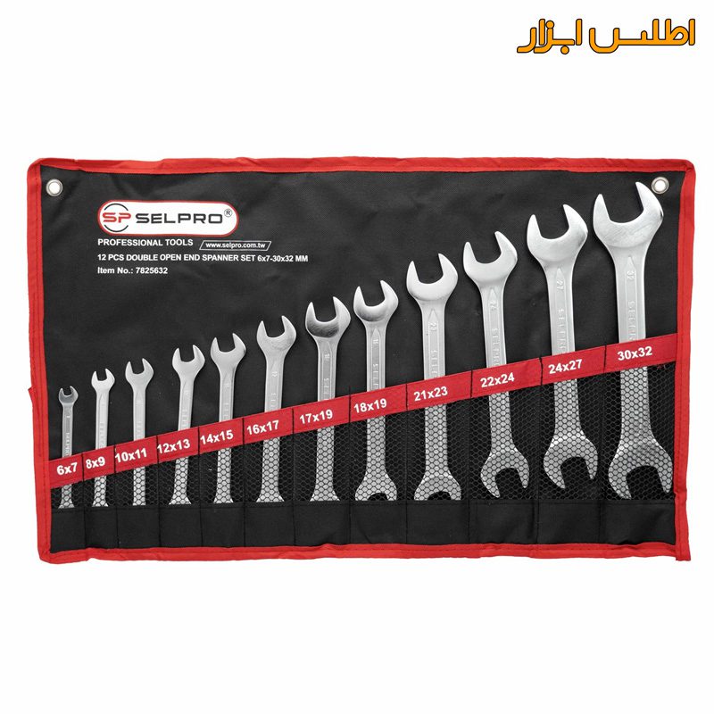 ست 12 عددی آچار دوسر تخت تایوانی سلپرو 7825632
