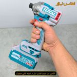 ست ایمپکت شارژی و سری توتال مدل TOSLI240966 در داخل دست