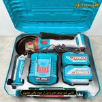 مینی فرز شارژی براشلس توتال مدل TAGLI4128112 نمای داخل جعبه