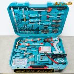 ست ابزار و دریل شارژی 165 پارچه توتال مدل THKTHP11652