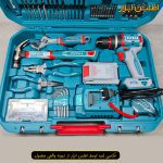 ست ابزار و دریل شارژی 165 پارچه توتال مدل THKTHP11652