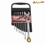 ست 7 عددی آچار یکسر جغجغه ای تایوانی سلپرو 7870819