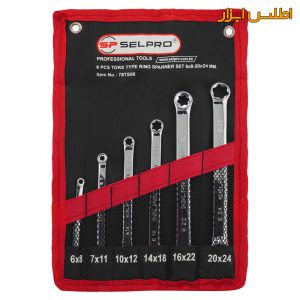 ست 6 عددی آچار دوسر ستاره‌ای (Torx E) سلپرو تایوان مدل 78TS06
