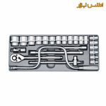 جعبه بکس 1/2 اینچ ۲۴ عددی سلپرو تایوان مدل 74524A