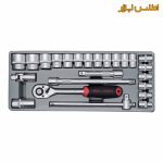 جعبه بکس 1/2 اینچ ۲۴ عددی اینچی سلپرو تایوان مدل 74524SAE