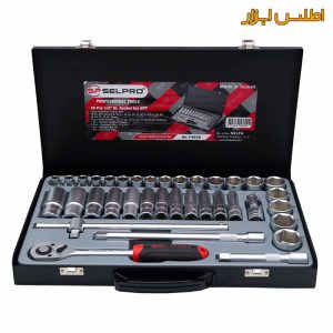 جعبه بکس 1/2 اینچ 36 عددی سلپرو تایوان مدل 74536