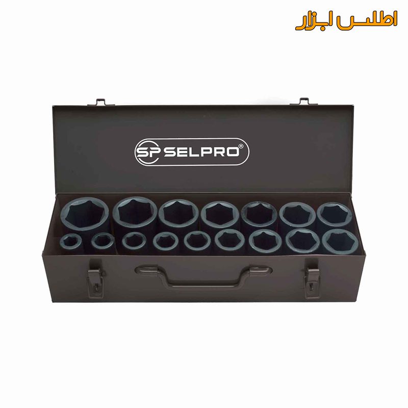 جعبه بکس 16 عددی 3/4 اینچ مشکی سلپرو تایوان 796516DS