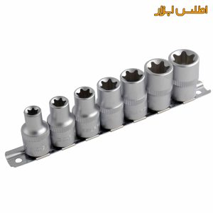 ریل بکس 1/4 اینچ کوتاه E ستاره‌ای سلپرو مدل 72607E