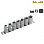 ریل بکس 1/4 اینچ کوتاه E ستاره‌ای سلپرو مدل 72607E