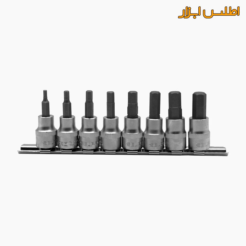 ریل آلن بکسی 8 عددی 3/8 اینچ مدل 73008H