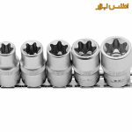 ریل بکس 1/2 اینچ 7عددی کوتاه E ستاره‌ای سلپرو مدل 74607