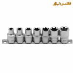 ریل بکس 1/2 اینچ 7عددی کوتاه E ستاره‌ای سلپرو مدل 74607