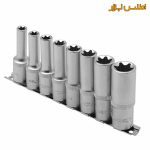 ریل بکس 1/2 اینچ 8عددی بلند E ستاره‌ای سلپرو مدل 74608