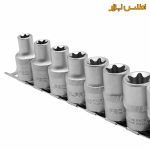 ریل بکس 1/2 اینچ 9عددی کوتاه E ستاره‌ای سلپرو مدل 74609E