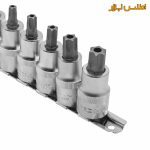 ریل بکس ستاره‌ای سوراخ‌دار تایوانی 9 عددی 1/2 اینچ مدل 754709TH