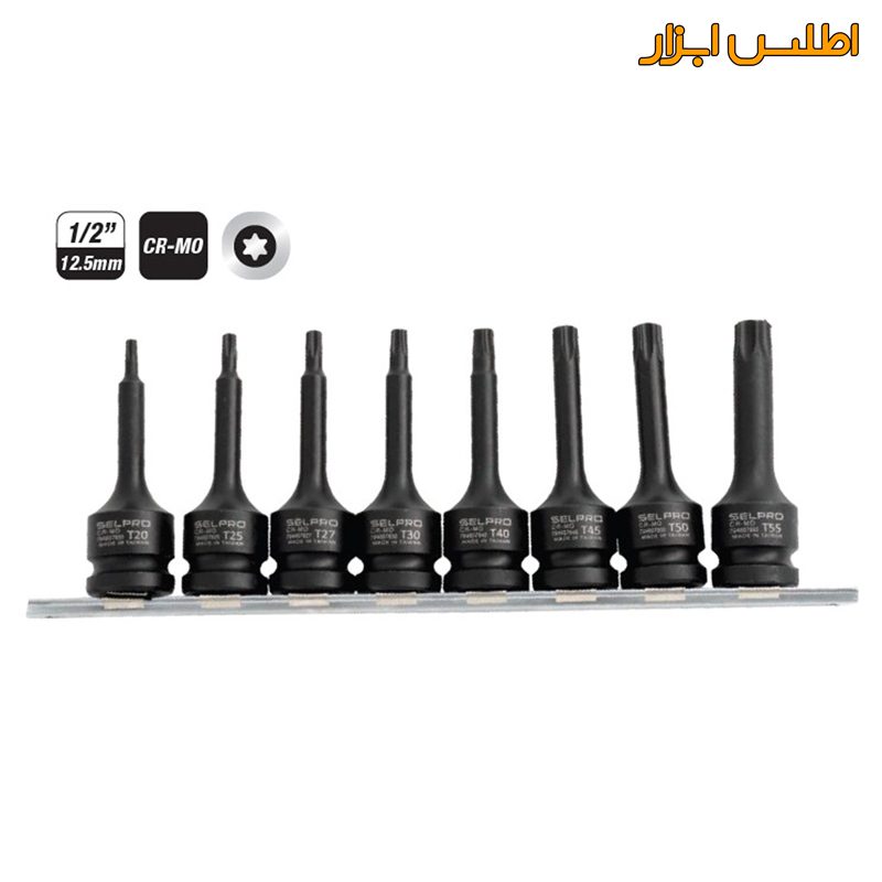 ریل بکس ستاره‌ای فشار قوی بلند 1/2 اینچ سلپرو تایوان مدل 794609T