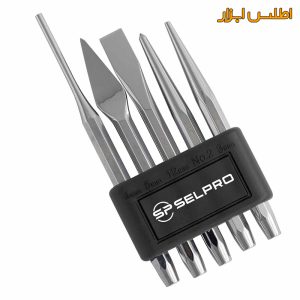 ست قلم و سنبه پین‌دربیار 5 عددی سلپرو تایوان مدل 795129