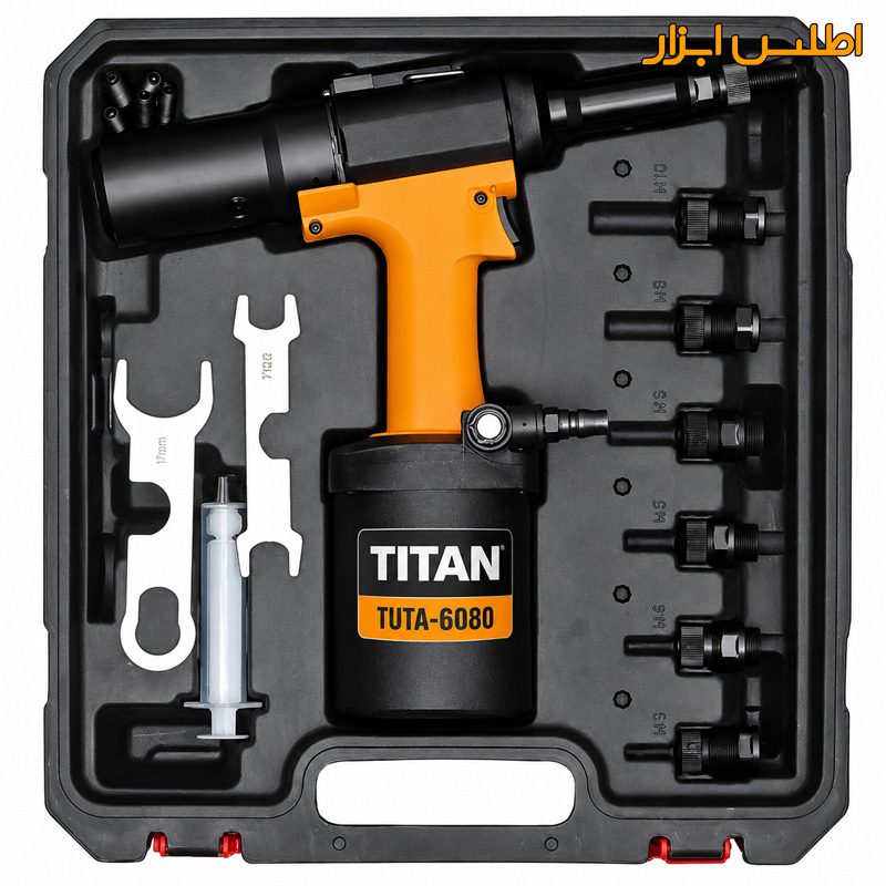 مهره پرچ کن بادی اتومات تیتان مدل TUTA-6080
