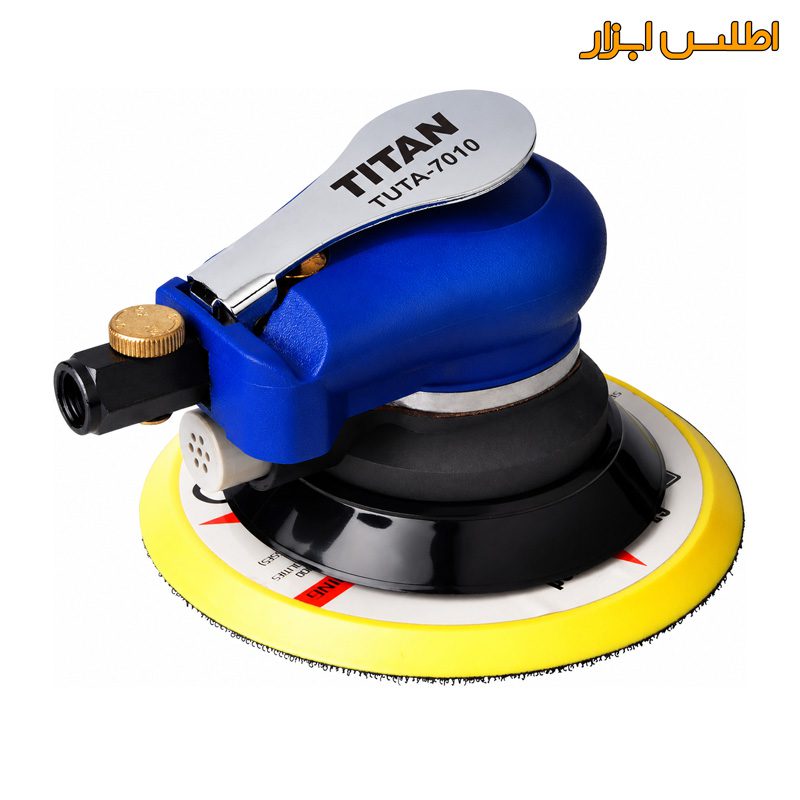 سنباده بادی اوربیتال گرد ساده 6 اینچ تیتان مدل TUTA-7010