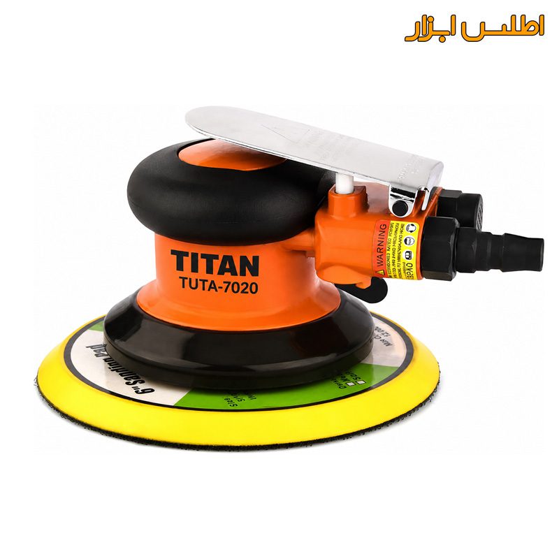 سنباده بادی اوربیتال گرد ساده 6 اینچ تیتان مدل TUTA-7020