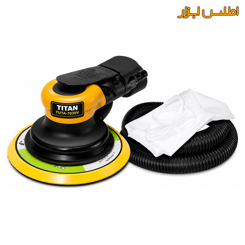 سنباده بادی اوربیتال صنعتی وکیوم دار تیتان مدل TUTA-7030V