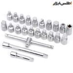 جعبه آلن بکسی کارتر چهارگوش 23 عددی فلای تولز 5510023
