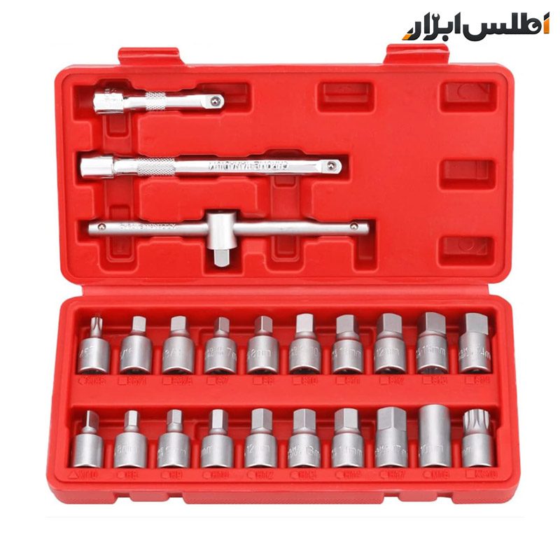 جعبه آلن بکسی کارتر چهارگوش 23 عددی فلای تولز 5510023
