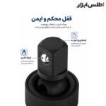 لقلقه 1/2 اینچ مشکی فشار قوی فلای‌تولز مدل 5520222
