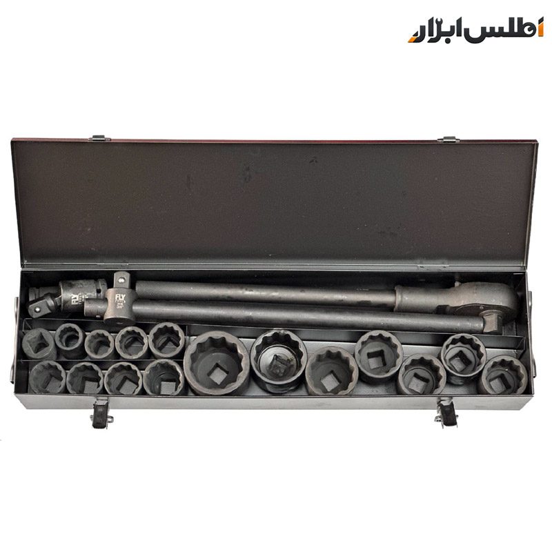 جعبه بکس اینچی 3/4 اینچ 21 عددی 12پر فلای‌تولز مدل 5532121