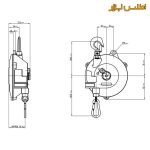 بالانسر فنری ابزار کره ای MTT مدل SWF-5