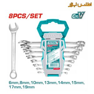 ست آچار یکسر رینگ یکسر تخت توتال مدلTHT102286
