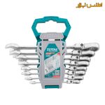 ست آچار یکسر رینگ جغجغه ای تاشو توتال مدل THT102RK586