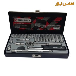 جعبه بکس 24 عددی 1/4 اینچ تایوانی سلپرو مدل 72524