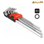 آچار آلن کارتی کوتاه 10 عددی سرگرد سلپرو مدل 71010B