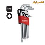ست آچار ستاره‌ای کارتی نیمه‌بلند 9 عددی سلپرو مدل 71009L