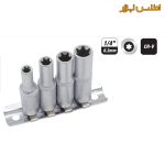 ریل بکس 1/4 اینچ بلند E ستاره‌ای سلپرو مدل 72604DE