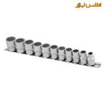 ریل بکس 3/8 اینچ کوتاه 11عددی سلپرو تایوان مدل 73911